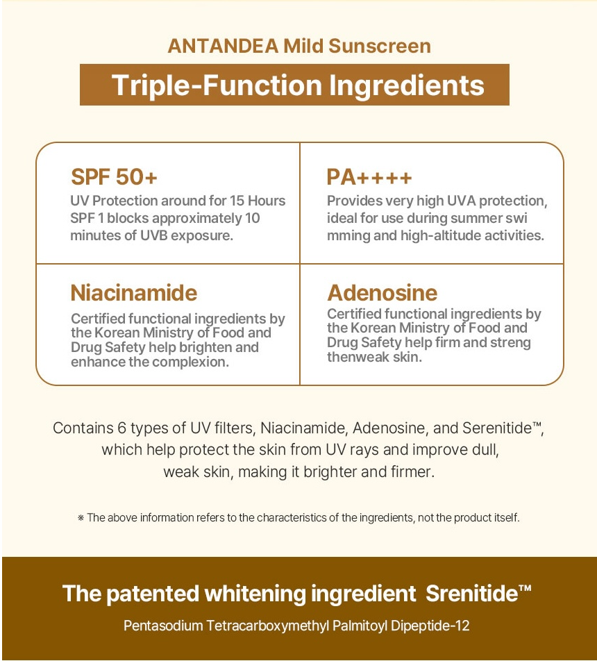 ANTANDEA MILD SUN CREAM (50 gr)